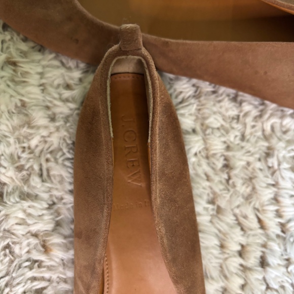 J Crew Tan Suede Ballet Flat Women’s Size 8.5 - Picture 6 of 8